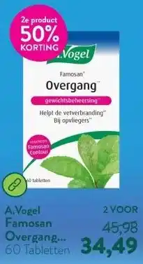 Holland & Barrett Famosan Overgang Gewichtsbeheersing aanbieding
