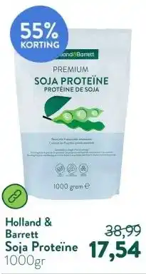 Holland & Barrett Soja Proteïne aanbieding