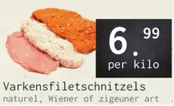Naanhof Varkensfiletschnitzels aanbieding