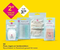 DA DA Floss, ragers en tandenstokers aanbieding
