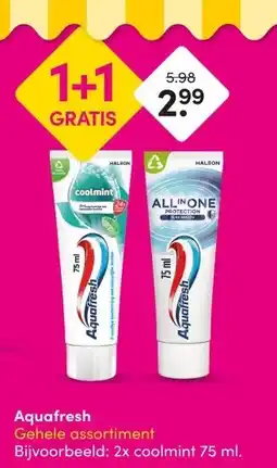 DA Aquafresh aanbieding