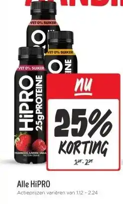 Jumbo Alle HiPRO aanbieding