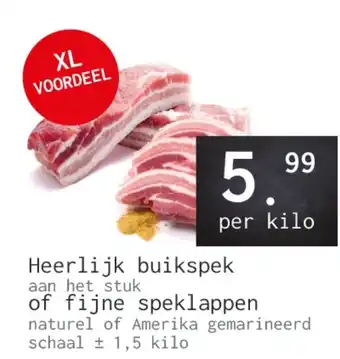 Naanhof Heerlijk buikspek of fijne speklappen aanbieding