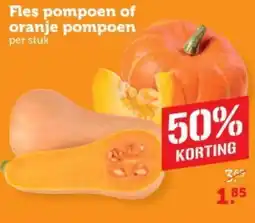 Coop Fles pompoen of oranje pompoen aanbieding