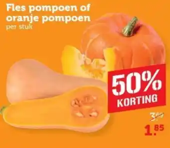 Coop Fles pompoen of oranje pompoen aanbieding