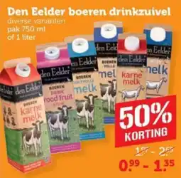 Coop Den Eelder boeren drinkzuivel aanbieding