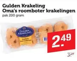 Coop Gulden Krakeling Oma's roomboter krakelingen aanbieding