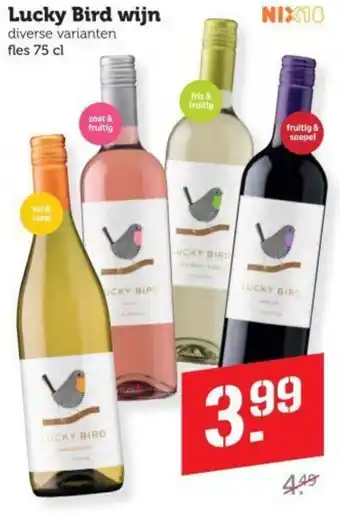 Coop Lucky Bird wijn aanbieding