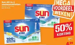 Coop Sun All-in-1 vaatwastabletten aanbieding