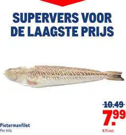 Makro Pietermanfilet aanbieding