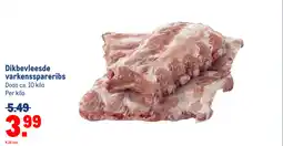 Makro Dikbevleesde varkensspareribs aanbieding