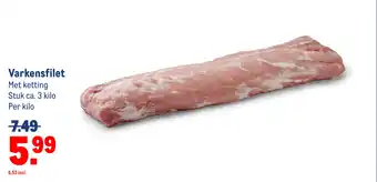 Makro Varkensfilet aanbieding