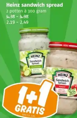 Poiesz Heinz sandwich spread aanbieding