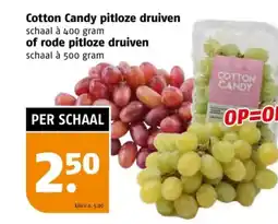 Poiesz Cotton Candy pitloze druiven of rode pitloze druiven aanbieding