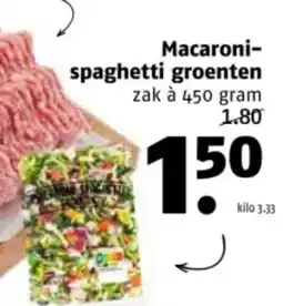 Poiesz Macaroni spaghetti groenten aanbieding