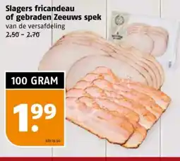 Poiesz Slagers fricandeau of gebraden Zeeuws spek aanbieding