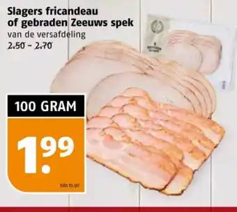 Poiesz Slagers fricandeau of gebraden Zeeuws spek aanbieding