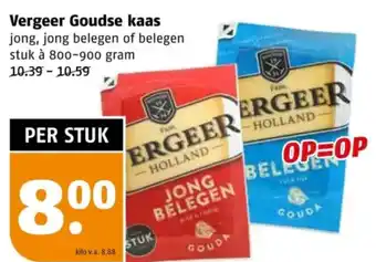 Poiesz Vergeer Goudse kaas aanbieding