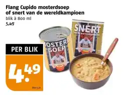 Poiesz Flang Cupido mosterdsoep of snert van de wereldkampioen aanbieding