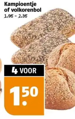 Poiesz Kampioentje of volkorenbol aanbieding