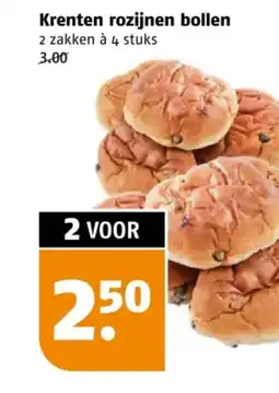 Poiesz Krenten rozijnen bollen aanbieding