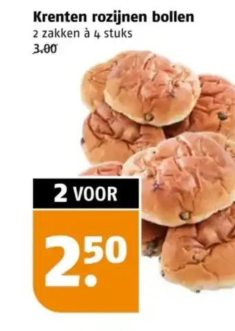 Poiesz Krenten rozijnen bollen aanbieding