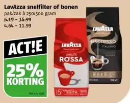 Poiesz LavAzza snelfilter of bonen aanbieding