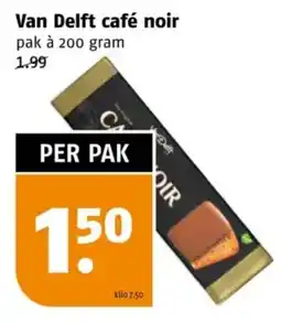Poiesz Van Delft café noir aanbieding