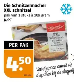 Poiesz Die Schnitzelmacher XXL schnitzel aanbieding