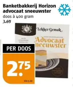 Poiesz Banketbakkerij Horizon advocaat sneeuwster aanbieding