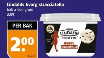 Poiesz Lindahls kvarg stracciatella aanbieding