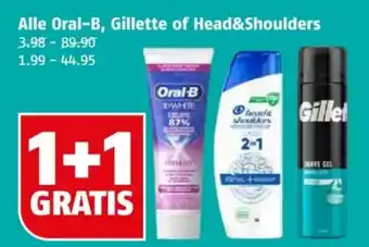 Poiesz Alle Oral-B, Gillette of Head&Shoulders aanbieding