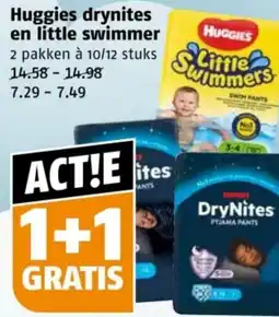 Poiesz Huggies drynites en little swimmer aanbieding