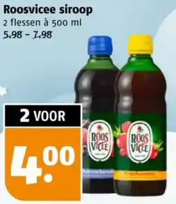 Poiesz Roosvicee siroop aanbieding