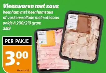 Poiesz Vleeswaren met saus aanbieding