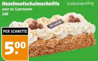 Poiesz Hazelnootschuimschnitte aanbieding