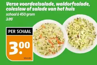 Poiesz Verse voordeelsalade, waldorfsalade, coleslaw of salade van het huis aanbieding