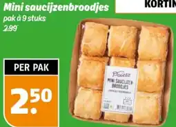 Poiesz Mini saucijzenbroodjes aanbieding