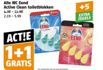 Poiesz Alle WC Eend Active Clean toiletblokken aanbieding