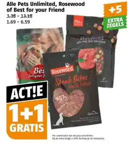 Poiesz Alle Pets Unlimited, Rosewood of Best for your Friend aanbieding