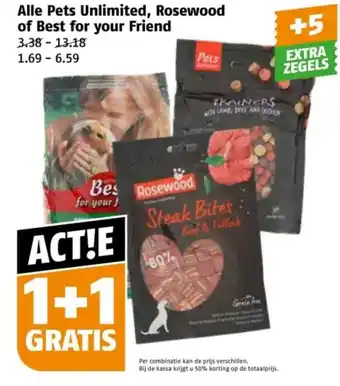 Poiesz Alle Pets Unlimited, Rosewood of Best for your Friend aanbieding