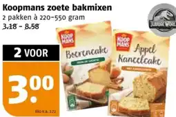 Poiesz Koopmans zoete bakmixen aanbieding