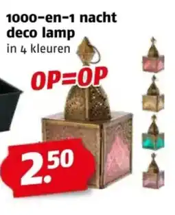 Poiesz 1000 en 1 nacht deco lamp aanbieding