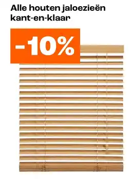 Kwantum Alle houten jaloezieën kant-en-klaar aanbieding