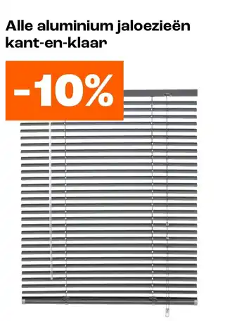Kwantum Alle aluminium jaloezieën kant-en-klaar aanbieding
