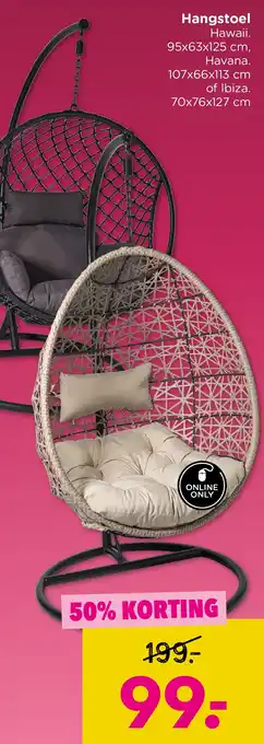 Xenos Hangstoel Hawaii aanbieding