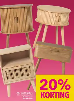 Xenos Alle nachtkastjes aanbieding