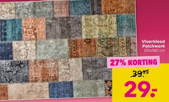 Xenos Vloerkleed Patchwork aanbieding