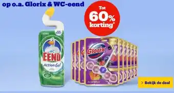 Bol.com op o.a. Glorix & WC-eend aanbieding