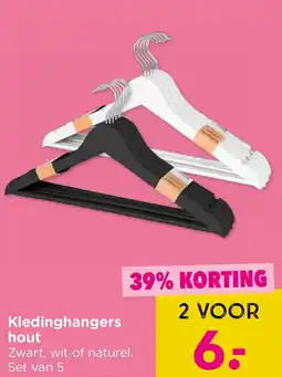 Xenos Kledinghangers hout aanbieding